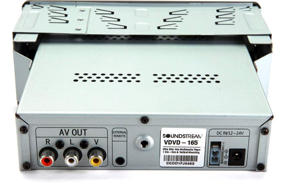 (未使用･未開封品)　Soundstream VDVD-165 Single-DIN DVD Player with 32 USB Playback by Soundstream p1m72rm Soundstream Leitor de DVD VDVD-165 Single-DIN com reprodução de 32